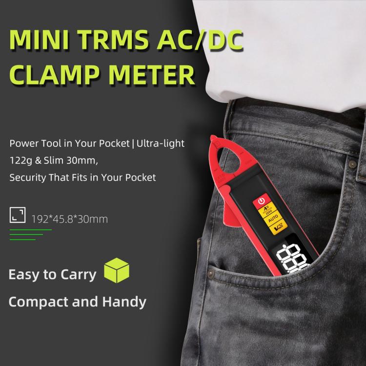 BSIDE UX1 High Precision Smart Clamp Meter AC/DC 100A 6000-Count Multimeter