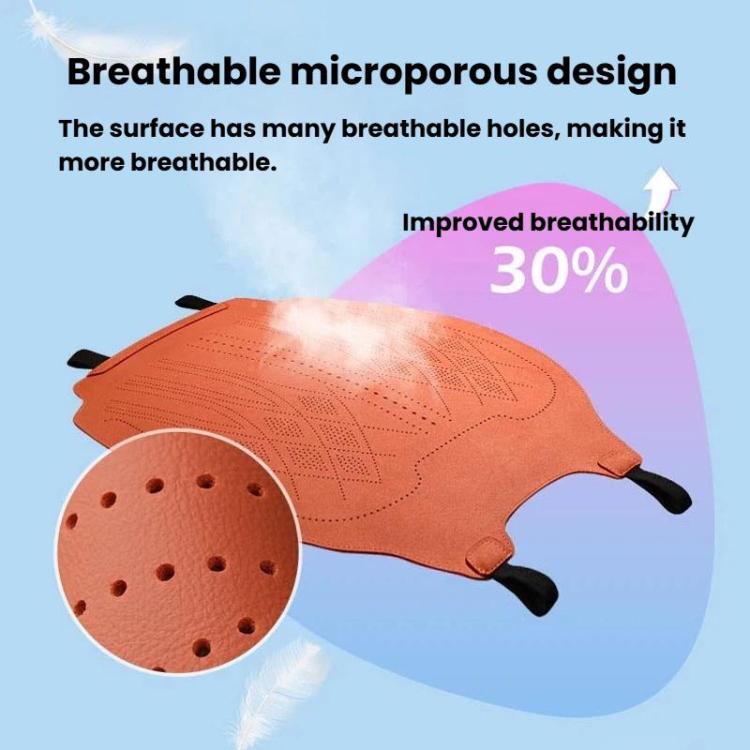 ZD25A Universal Suede Car Seat Cushion Summer Breathable Double-Sided Seat Pad, Spec: Back Row Black