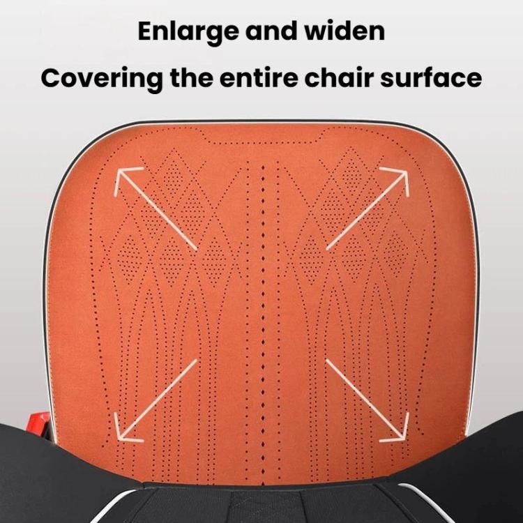ZD25A Universal Suede Car Seat Cushion Summer Breathable Double-Sided Seat Pad, Spec: Back Row Black