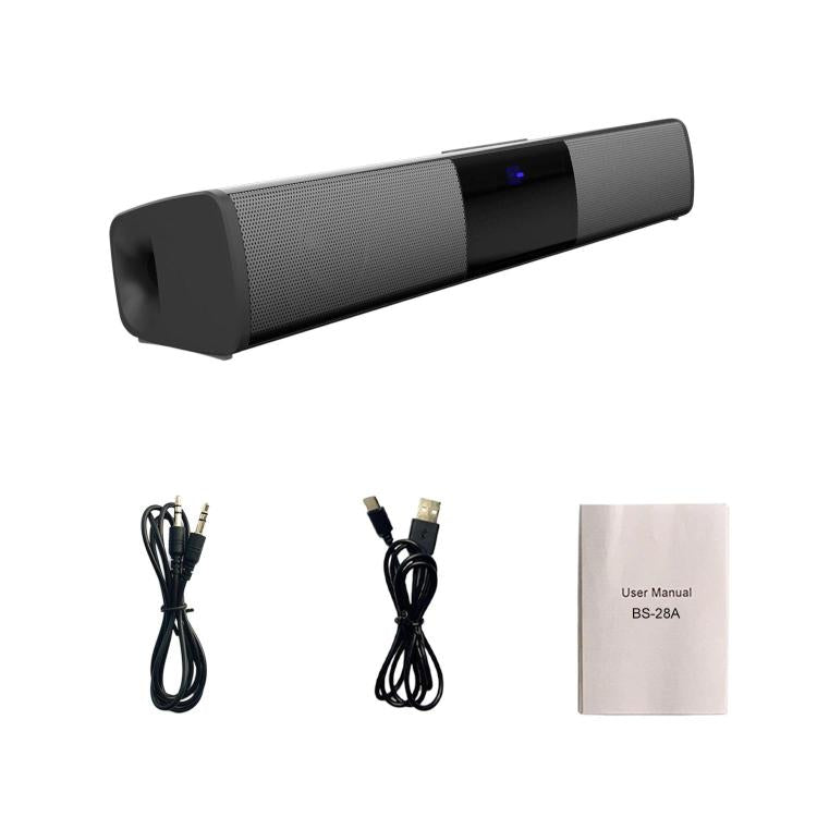 Computer Surround Dual-speaker Subwoofer Bluetooth Speaker - Black