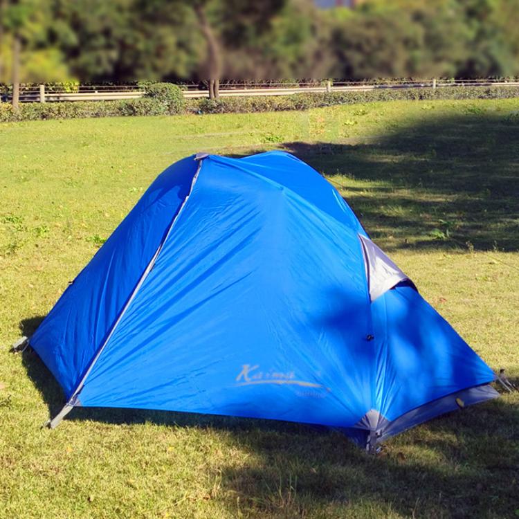 Kaima Outdoor Lightweight Waterproof Camping Tent Waterproof Breathable & Mosquito-Proof Tent, Spec: No Snow Skirt Blue