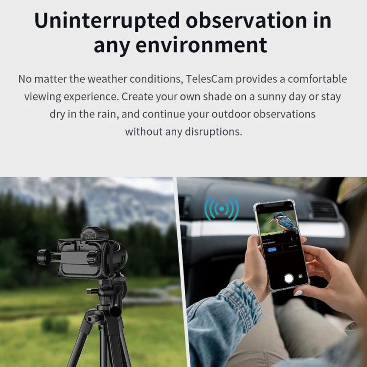 APEXEL WiFi 2MP Digital Eyepiece APP Control For Microscopes, Monocular/Binocular Telescopes - APL-DC001