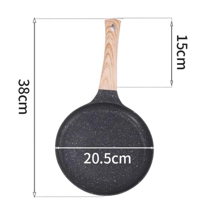 Household Multifunctional Non-Stick Frying Pan Non-Stick Pan For Eggs & Pizza, Spec: Small Black