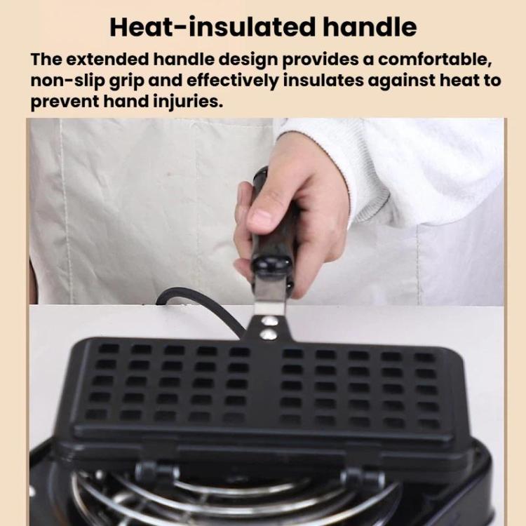 Non-Stick Sandwich & Waffle Baking Pan Waffle Mold For Gas Stove & Induction Cooker, Style: Bilateral