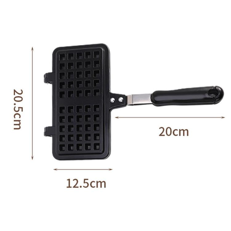 Non-Stick Sandwich & Waffle Baking Pan Waffle Mold For Gas Stove & Induction Cooker, Style: Bilateral