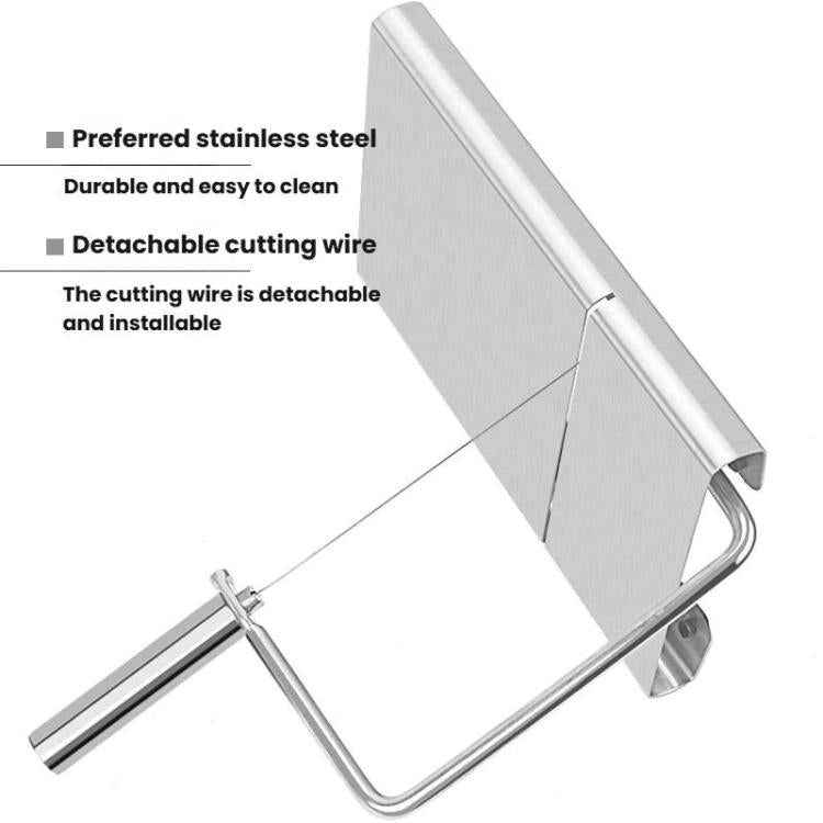 LsCook Stainless Steel Multi-Function Cheese Slicer, Spec: With Scale Boxed
