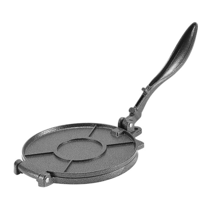 Aluminum Alloy Manual Dough Press Round Dumpling Wrapper Pastry Mold, Spec: Large Black
