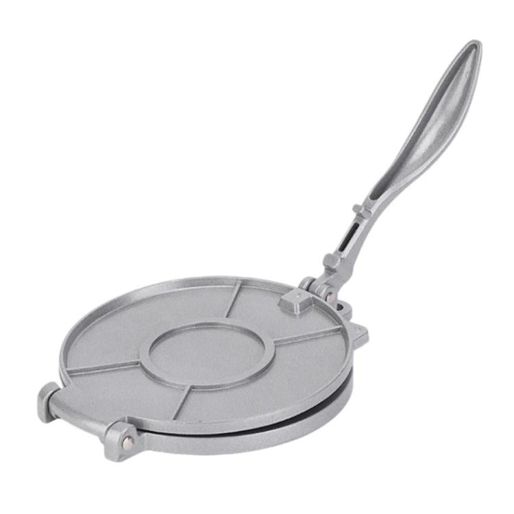 Aluminum Alloy Manual Dough Press Round Dumpling Wrapper Pastry Mold, Spec: Small Silver
