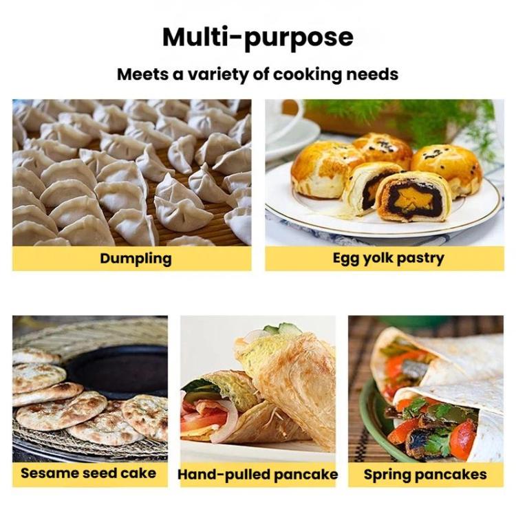 Aluminum Alloy Manual Dough Press Round Dumpling Wrapper Pastry Mold, Spec: Small Black