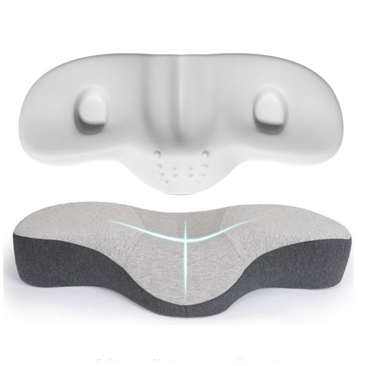 Frog Design Neck Pillow for Pain Relief Memory Foam Cervical Pillow with Ergonomic Contour for Side & Back Sleepers Standard Version