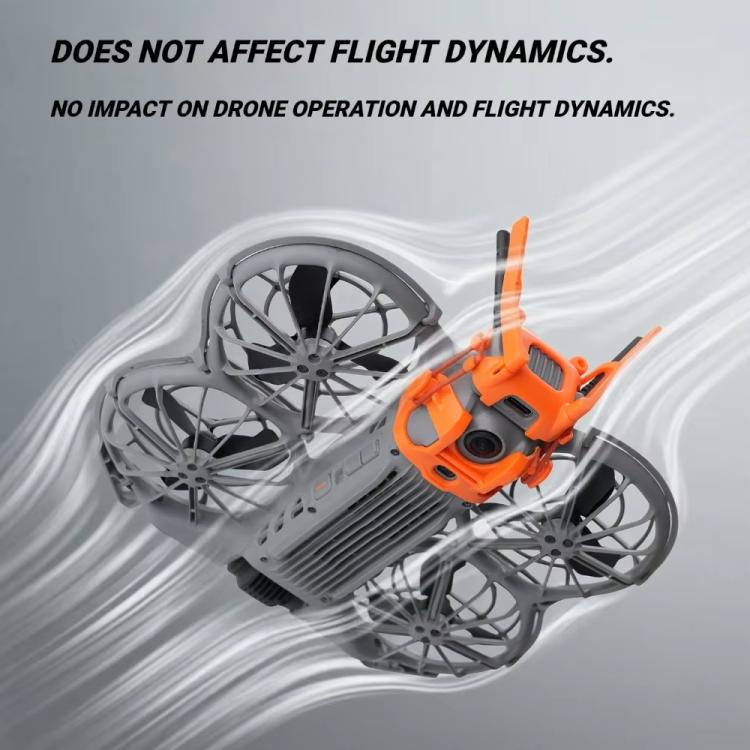 For DJI Neo 2  RCSTQ Tail Fin Protector Antenna Guard Shockproof Cover for Crash and Scratch Protection - Orange