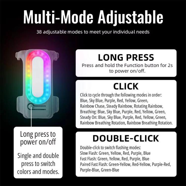 For DJI Neo 2 Drone RCSTQ Rechargeable Colorful Searchlight Raised Landing Skid