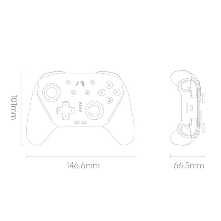 MOBAPAD Pro2-HD LSR Air Rocker Game Controller Bluetooth Wireless Controller For Switch 2 / PC - Blue