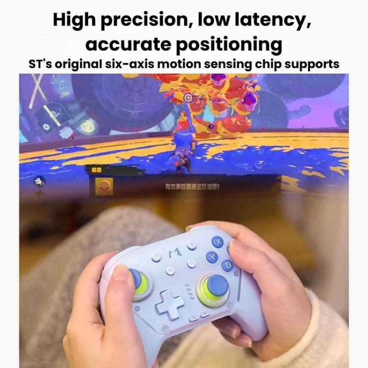 MOBAPAD Pro2-HD LSR Air Rocker Game Controller Bluetooth Wireless Controller For Switch 2 / PC - Blue