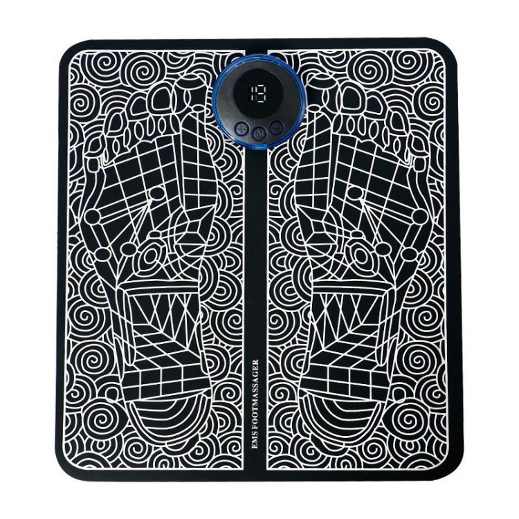 Smart Foot Massage Mat Pulsed Foot Massager, Spec: LCD Charging