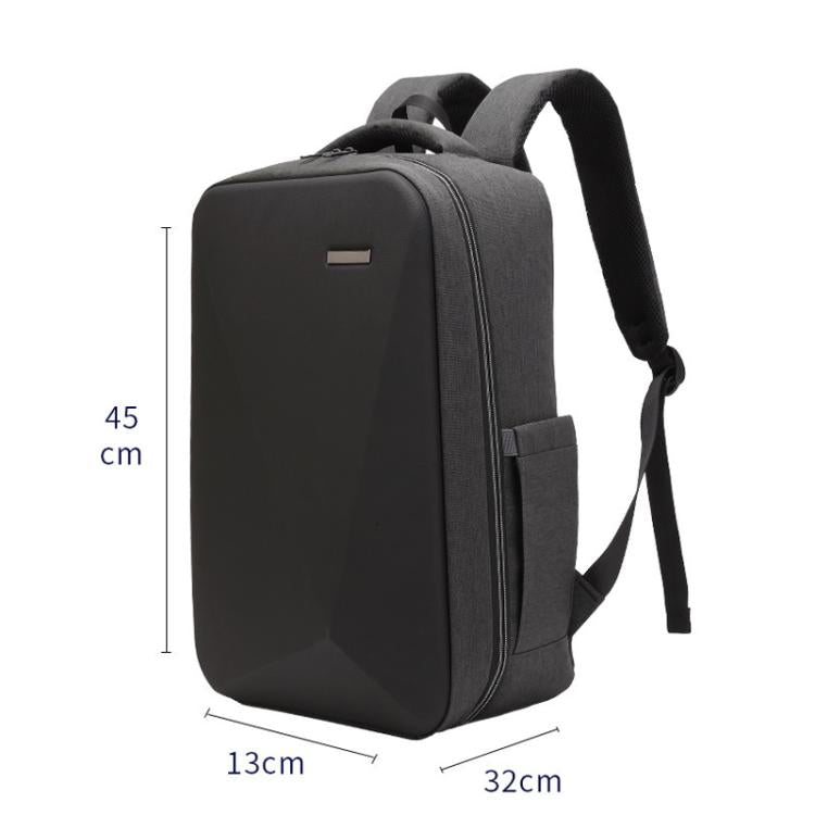 For DJI Avata 360 Motion Fly More Combo Hard Shell Backpack Customizable Large Compartments with Trolley Sleeve - Black