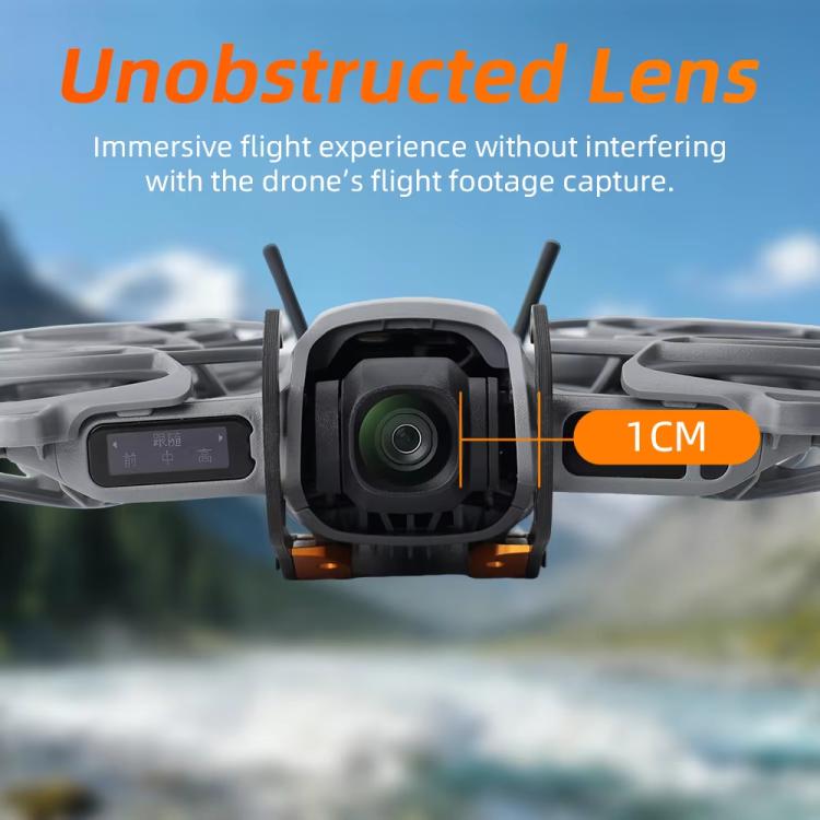 For DJI Neo 2 RCSTQ Carbon Fiber Bumper Guard Anti-Collision Gimbal & Lens Protector