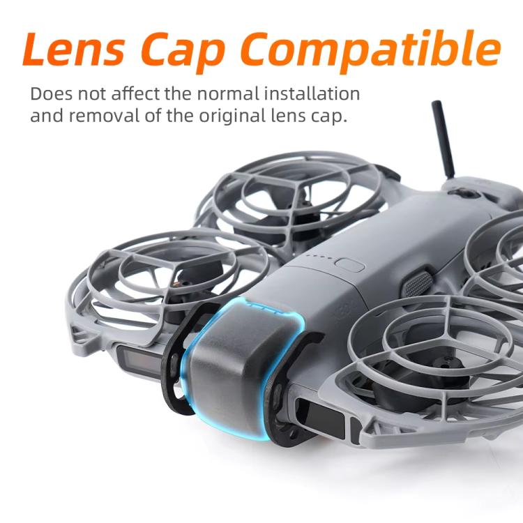 For DJI Neo 2 RCSTQ Carbon Fiber Bumper Guard Anti-Collision Gimbal & Lens Protector