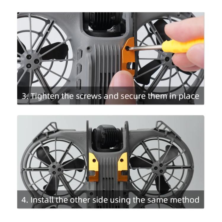 For DJI Neo 2 RCSTQ Carbon Fiber Bumper Guard Anti-Collision Gimbal & Lens Protector