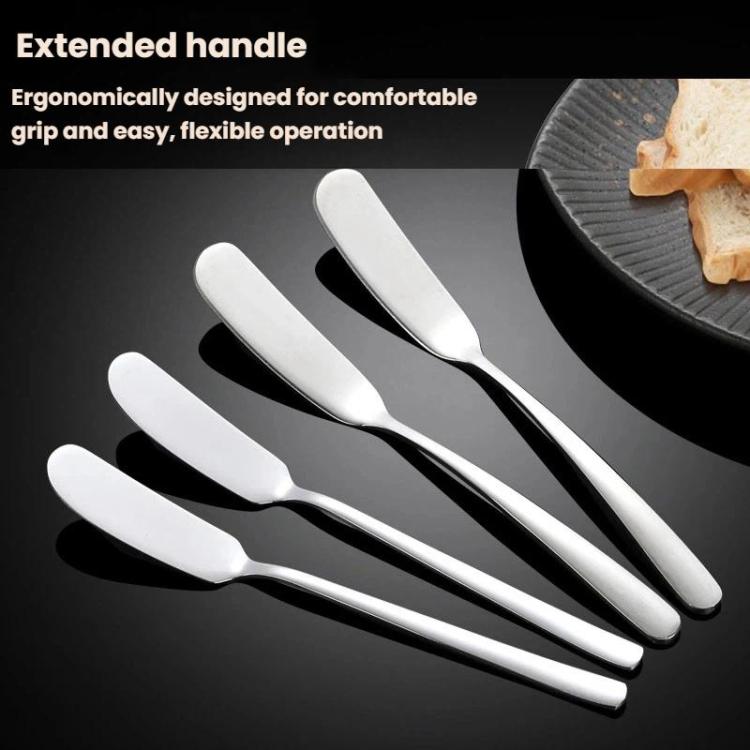 LsCook 304 Steel Thickened Butter Knife Jam Bread Cheese Knife