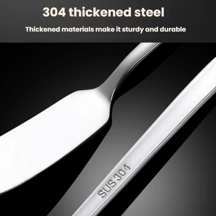 LsCook 304 Steel Thickened Butter Knife Jam Bread Cheese Knife