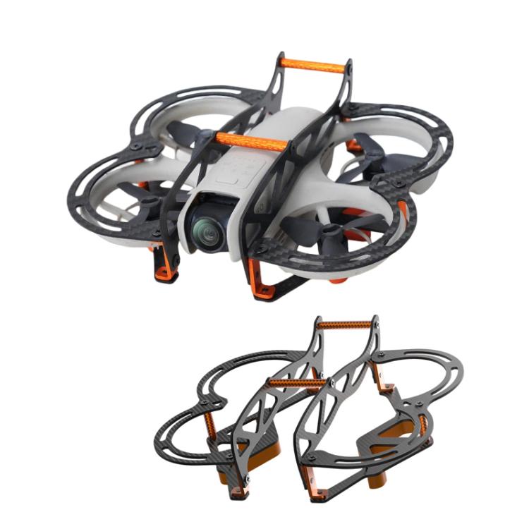 For DJI Neo RCSTQ Full Carbon Fiber Anti-collision Armor Crash Protection Bumper Guard - Orange