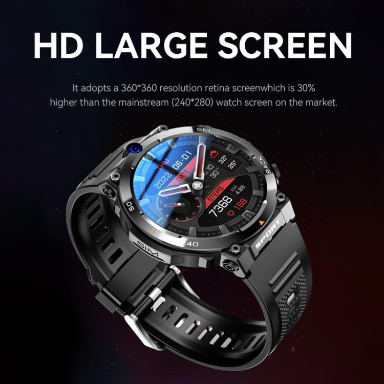 Eurasian African Versions APP Download Dual-Camera Video Calling Smartwatch - Black 2+16G