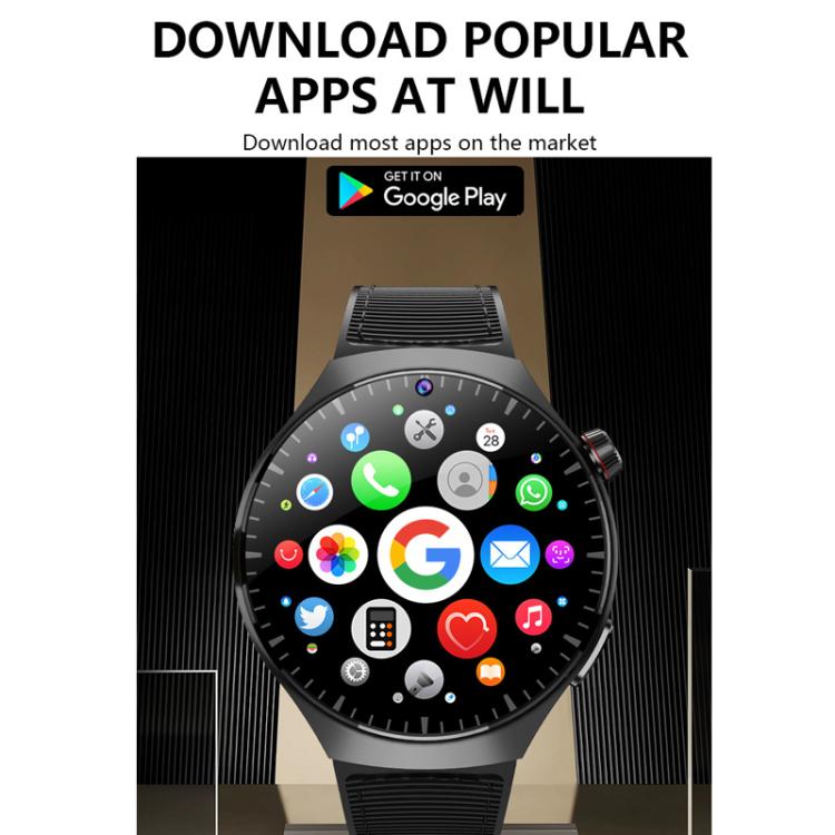 Eurasian African Version 4G SIM Card Slot Google Play Store Dual-camera Smartwatch