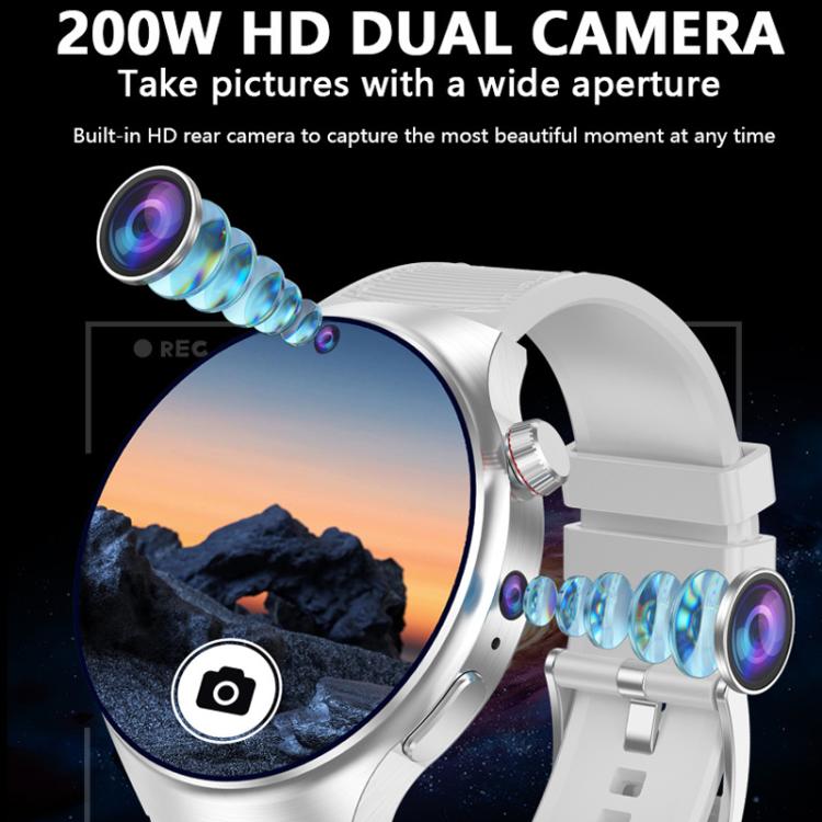 Eurasian African Version 4G SIM Card Slot Google Play Store Dual-camera Smartwatch