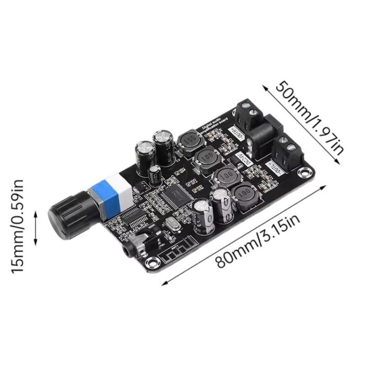 XH-A415 High Power Adjustable Audio Amplifier Board TPA3118D2 Bluetooth 5.0 HD Audio Amplifier Board