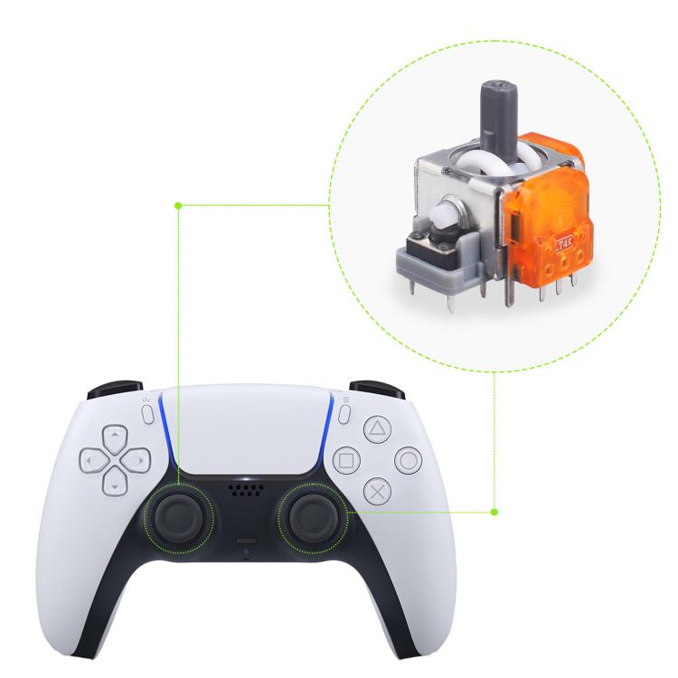 For PS5 Controller 3D Hall Effect Joystick TMR Electromagnetic Hall Sensor Replacement Analog Stick