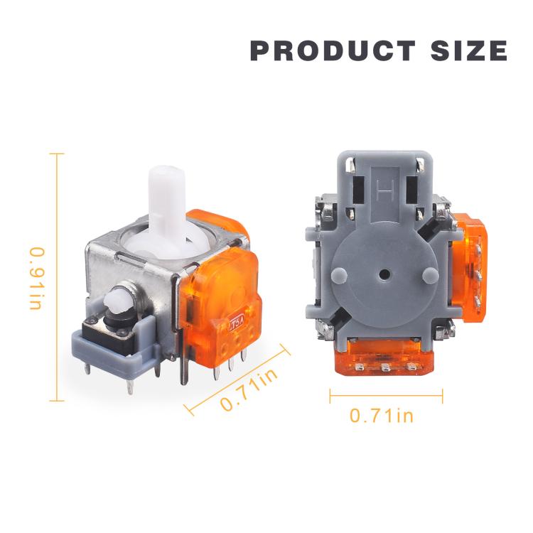 For Switch Pro Controller 3D Hall Effect Joystick TMR Electromagnetic Hall Sensor Replacement Analog Stick