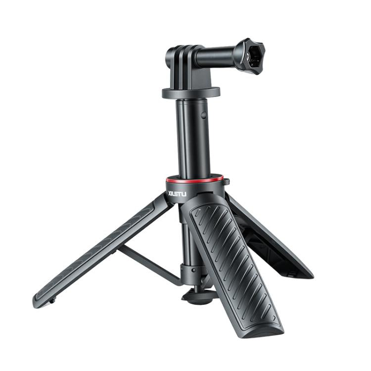 XILETU XS-22 Automatic Pop-Up Mini Tripod Selfie Stick 13-30cm Adjustable Extendable Monopod for Action Camera - Black