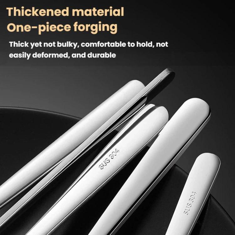 LsCook Stainless Steel Tableware, Spec: 304 No. 1 Pointed Spoon