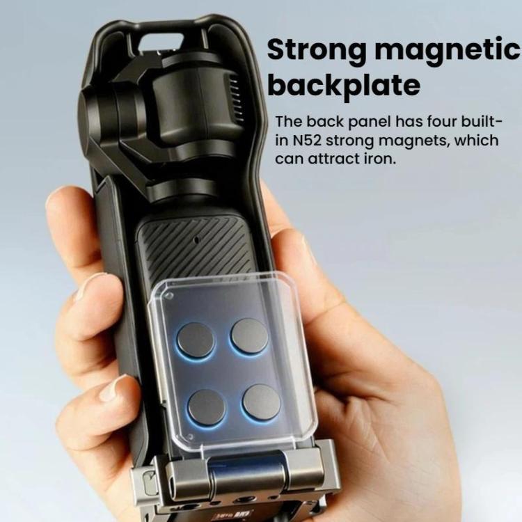 For DJI Osmo Pocket 3 COBONE Magnetic Extension Mount Quick-Release Adapter With 1/4-Inch Screw Hole & Cold Shoe CPK-2