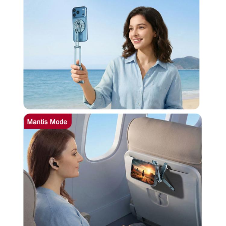 XILETU All-In-One Magnetic Phone Mount With 1/4-Inch Screw, Action, Cold Shoe, NATO Interfaces MI-1+XJ-28 Bracket