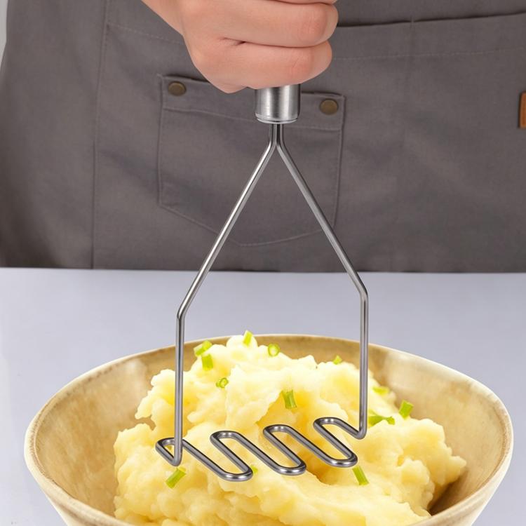 LsCook Wavy Stainless Steel Potato Masher