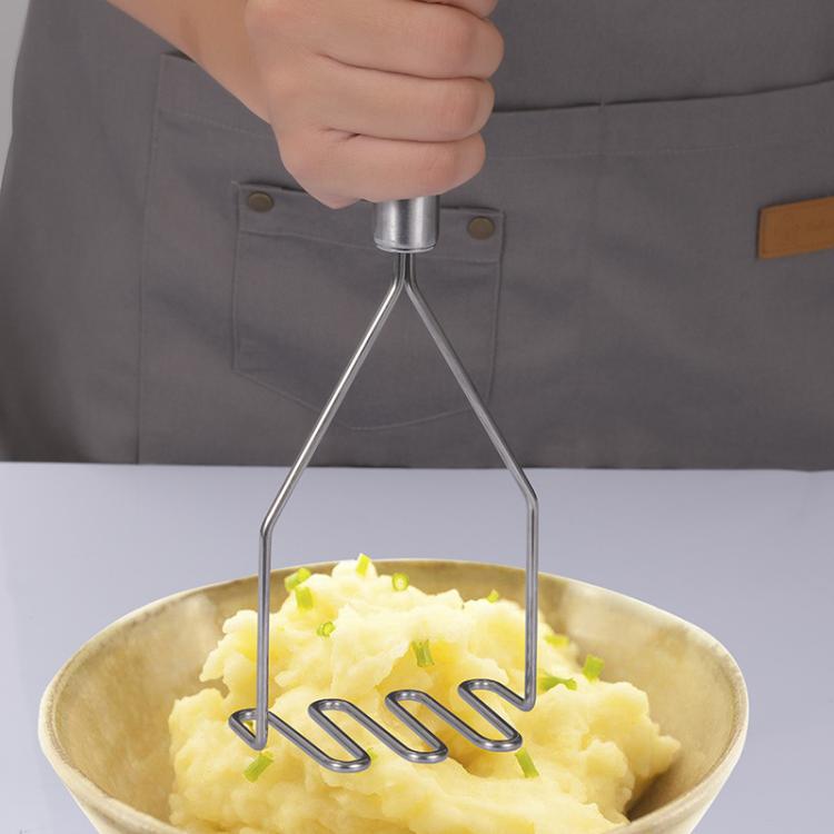 LsCook Wavy Stainless Steel Potato Masher
