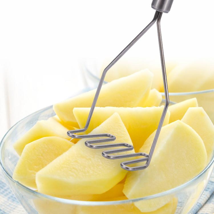 LsCook Wavy Stainless Steel Potato Masher