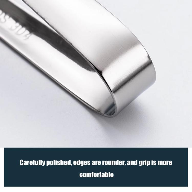 LsCook Small Round Head 304 Stainless Steel Ice Tongs Sugar Cube Clip