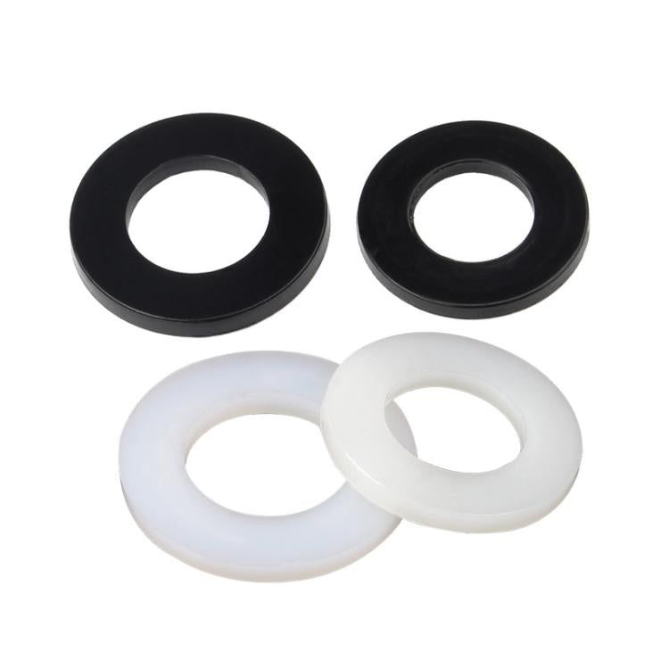 1000pcs /Pack Nylon Flat Washer Insulating Round Spacers M6x12x1