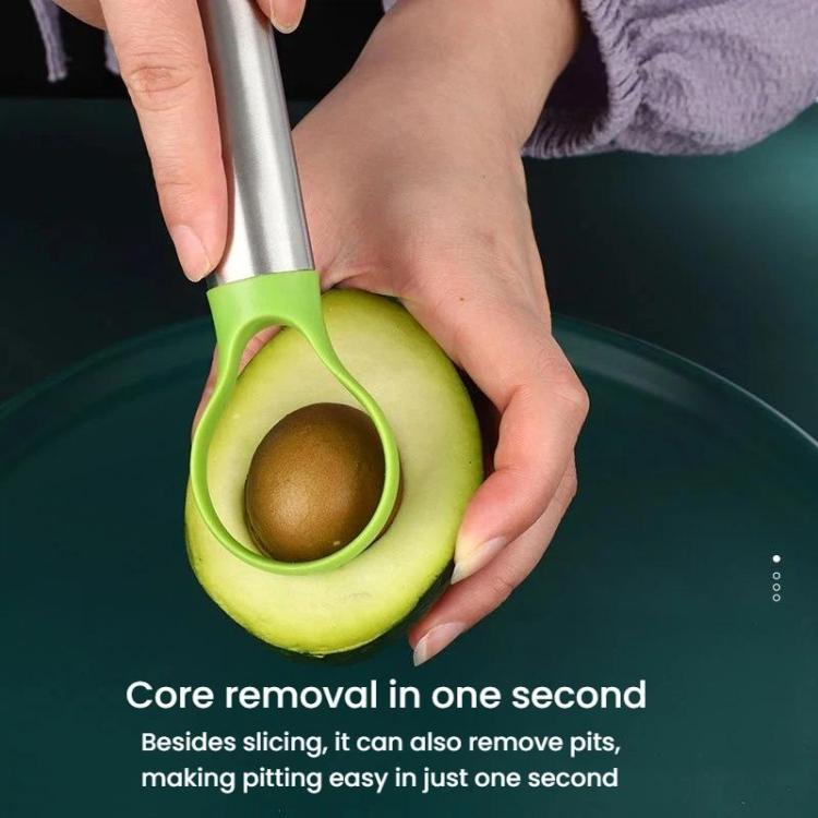 LsCook Dual-Ended Stainless Steel Avocado Slicer