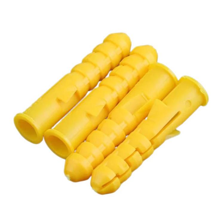 400pcs Plastic Screw Expansion Pipe Mini Rubber Plug Wall Anchor, Spec: M8 x 40mm Grey