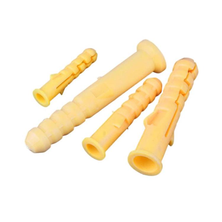 400pcs Plastic Screw Expansion Pipe Mini Rubber Plug Wall Anchor, Spec: M8 x 40mm Grey
