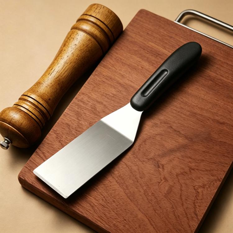 LsCook Stainless Steel Spatula Cake and Pizza Spatula, Spec: Solid Square