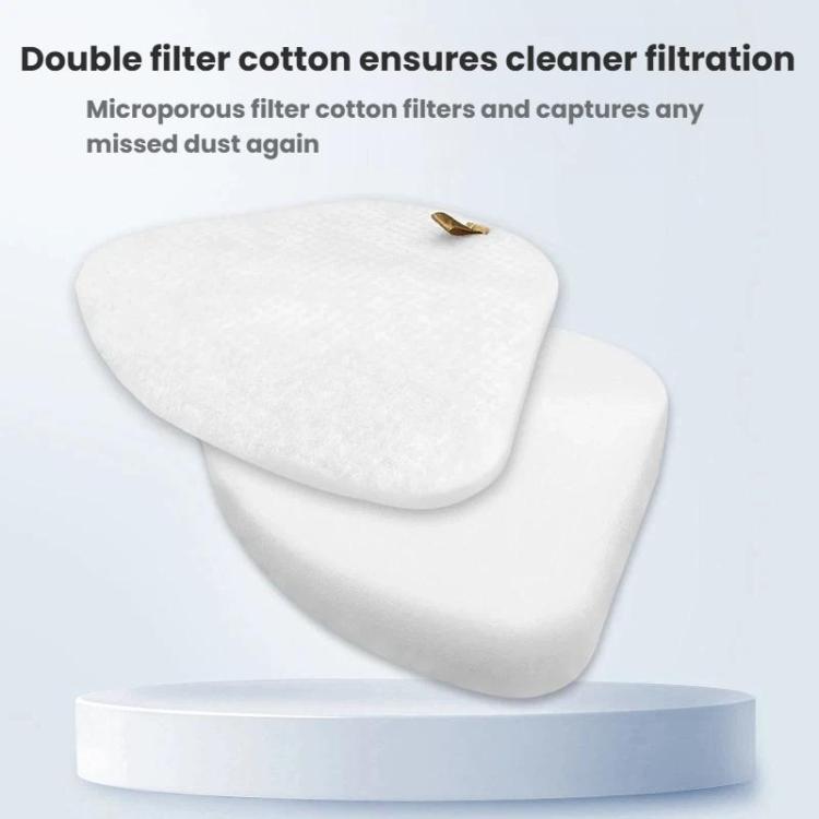 2-Piece Set Filter Cotton Vacuum Cleaner Accessories, For Shark NV350 / NV351 / NV352 / NV355 / NV357 / NV358 / NV360 / NV370 / UV440 / UV540 / XFF350