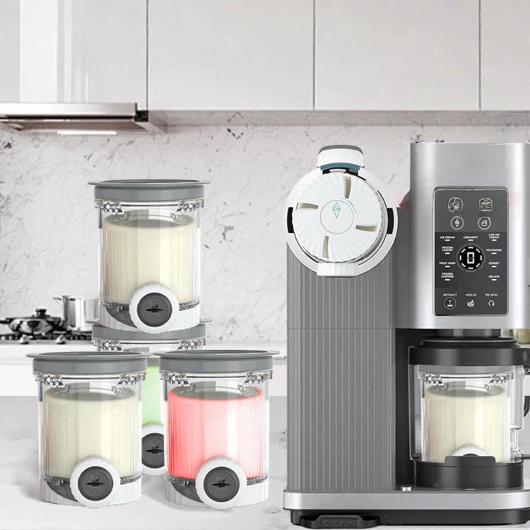 For Ninja NC700 / NC701 Ice Cream Maker 4pcs /Pack Replacement Ice Cream Cups Storage Tanks A Type