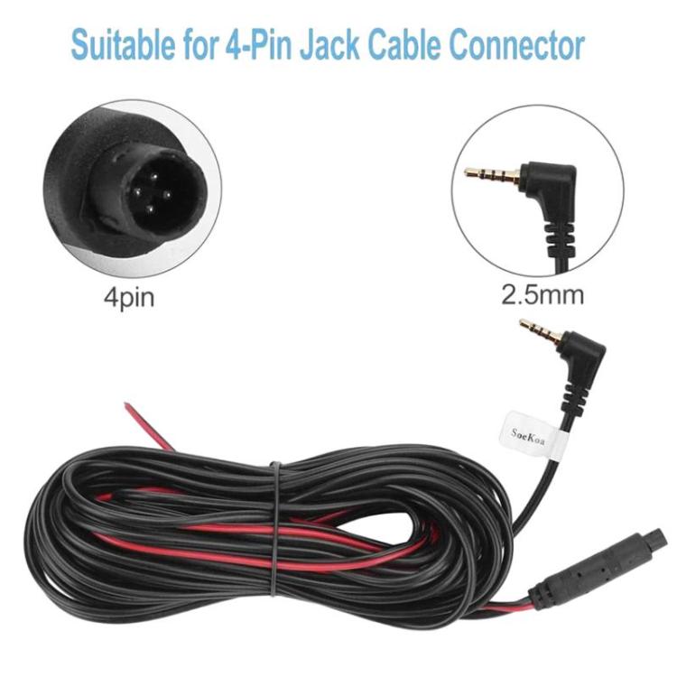 1080P Waterproof Car Rear View Camera With 4-Pin Cable Night Vision Reversing Camera, Spec: None-R1 6m