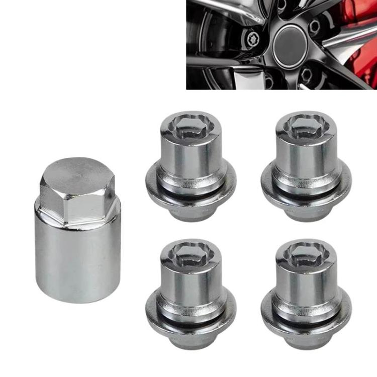 For Toyota Tundra / Sequoia Car Modified Anti-Theft Nuts Wheel Lock Lug Nuts 00276-00901, Size: 34mm