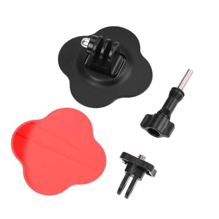 For DJI Osmo Pocekt 3 / Action 6 / GoPro Flymile Helmet Mount, Style: Floral